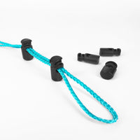 Oval Cylinder Cord Stopper with Plastic Spring