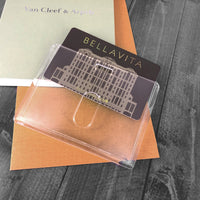 Horizontal Clear Acrylic Badge Holder