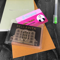 Horizontal Clear Acrylic Badge Holder