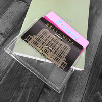 Horizontal Clear Acrylic Badge Holder