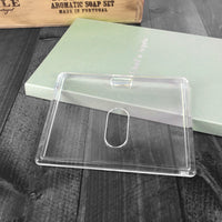 Horizontal Clear Acrylic Badge Holder