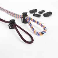 Oval Cylinder Cord Lock Stopper with 1 Webbing Hole