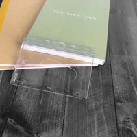 Horizontal Clear Acrylic Slide Badge Holder