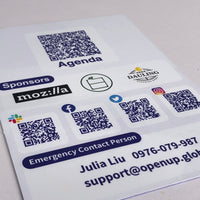 Printed ID Card (Open Up Summit)