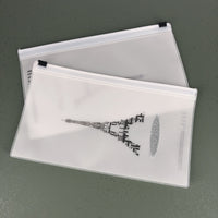 Printed Zip-Lock Face Mask Storage Bags