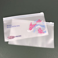 Printed Zip-Lock Face Mask Storage Bags