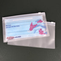 Printed Zip-Lock Face Mask Storage Bags