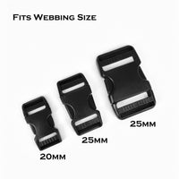 Dual Adjustable Side Release Buckles