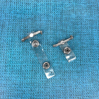 Vinyl Badge Strap with Safety Pin Lock