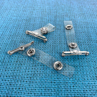 Vinyl Badge Strap with Safety Pin Lock