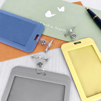 Vinyl Badge Strap with Safety Pin Lock