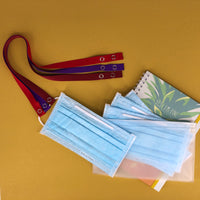 1.5MM Ribbed Polyester Lanyard With Snap Button (14 colors)