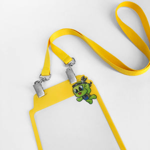 Vinyl Soft Badge Holder (Turtle Design)