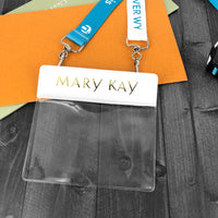 Vinyl Badge Holder (Mary Kay)
