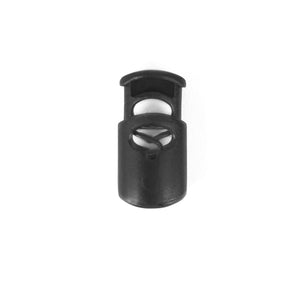 Oval Cylinder Cord Stopper with Plastic Spring