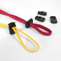 Rectangle Cord Stopper with Plastic Spring